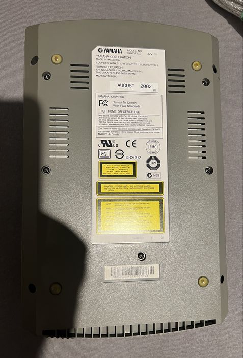 Nagrywarka CD Yamaha CRW-F1UX x44 AudioMASTER, Disc Tattoo unikat!