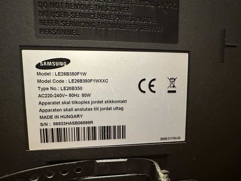 TV Samsung LE26B350F1W