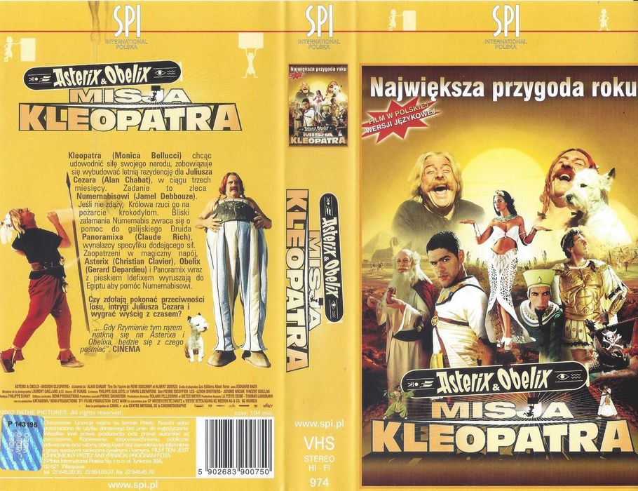 Asterix i Obelix - Misja Kleopatra   / VHS /