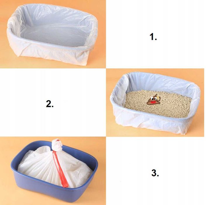 5× dumil worki do kuwety 87 x 37 cm x 37,5 cm + klej super glue1 szt