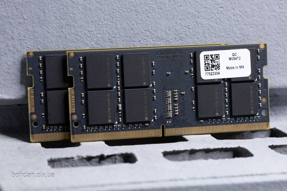 2x Axiom 32GB DDR4-3200 SODIMM (AX43200S22D/32G)