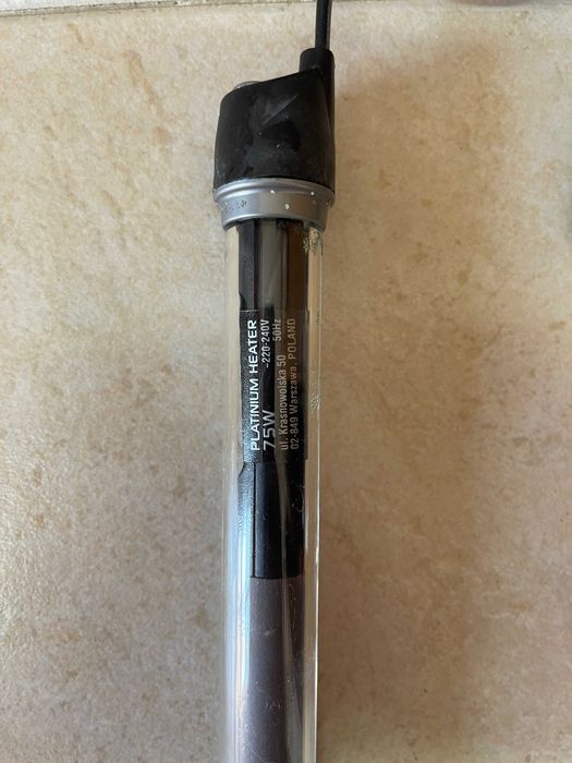 Termostato Aquecedor de aquário Aquael Platinium 75w