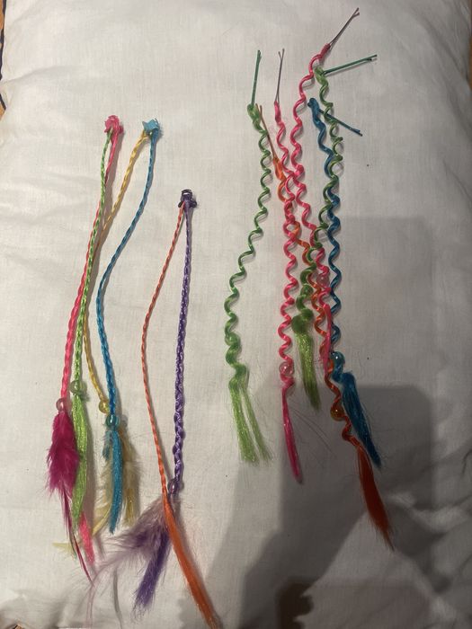 Warkoczykowe ozdoby do włosów 8 sztuk