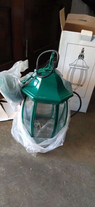 Lanternas de exterior, de parede e de tecto