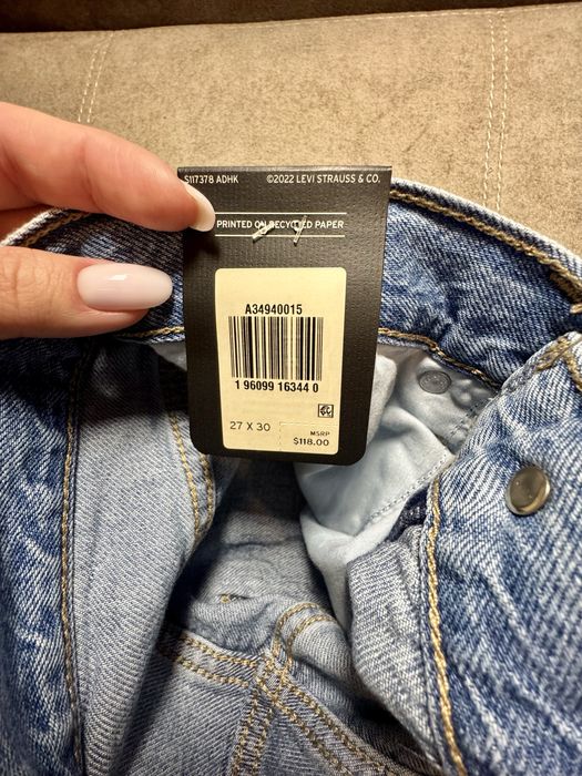 Джинси Levi’s Baggy Dad 27W X 30L