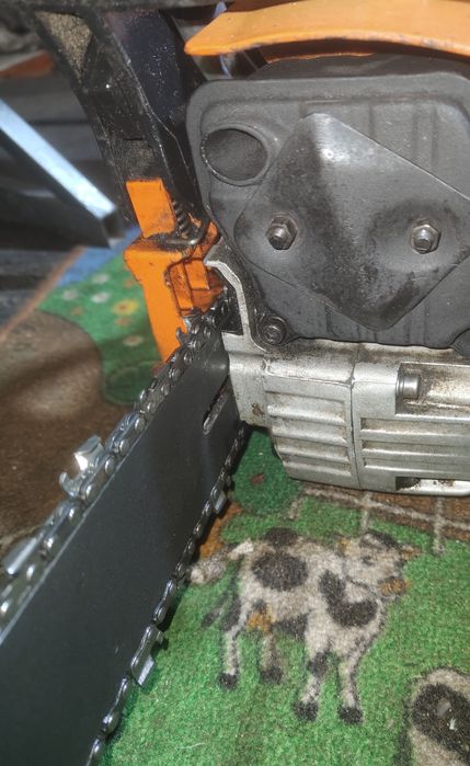 Piła spalinowa powermat mechaniczna nowy łańcuch