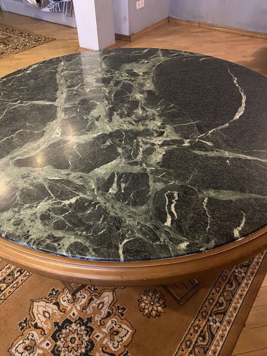 Стіл дерево - мармур.