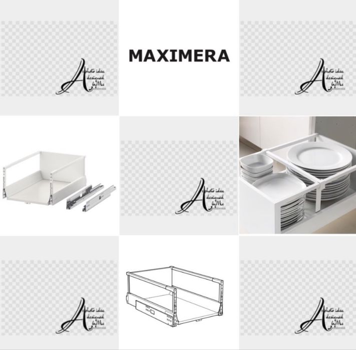 3x 40x60 cm. MAXIMERA ikea metod knivshult wysoka