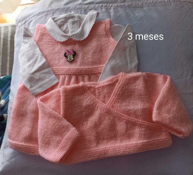 Jacket, Bodysuit, and Dress for 3 Months – More Sizes Available