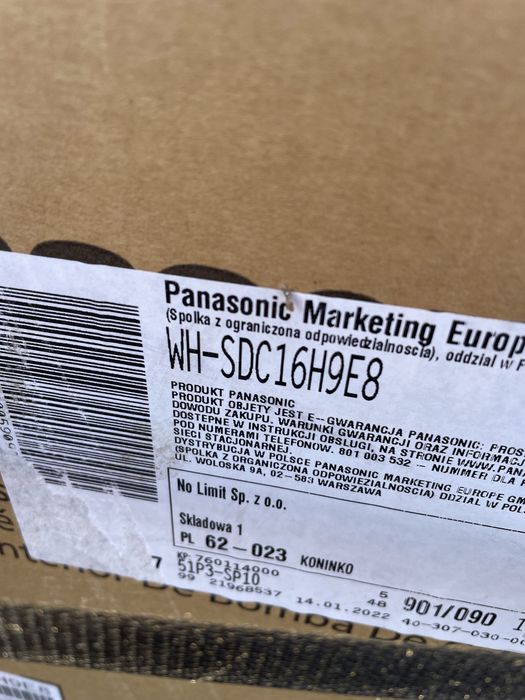 Pompa ciepla Panasonic 16 kW bufor cwu wifi