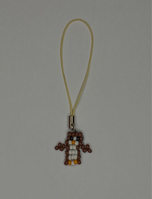 Brelok z koralików pingwin