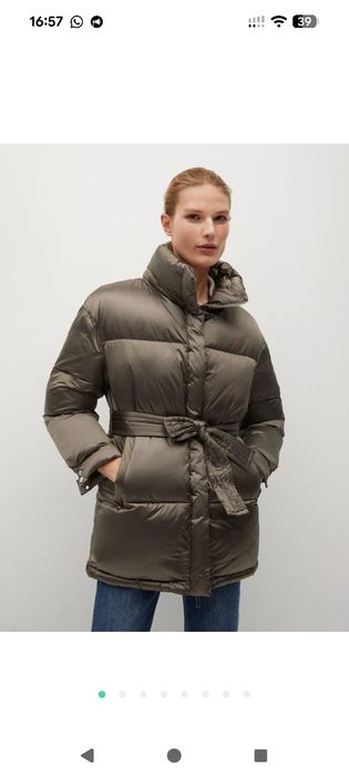 Пуховик Mango 38 розміру