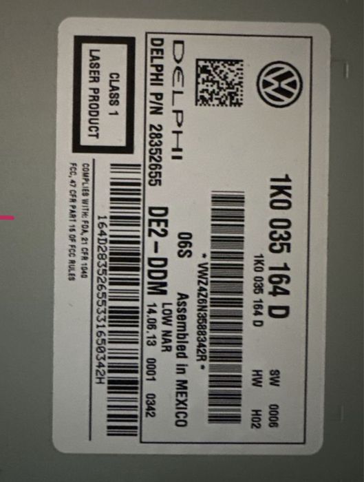 Автомагнитола Delphi de2-ddm