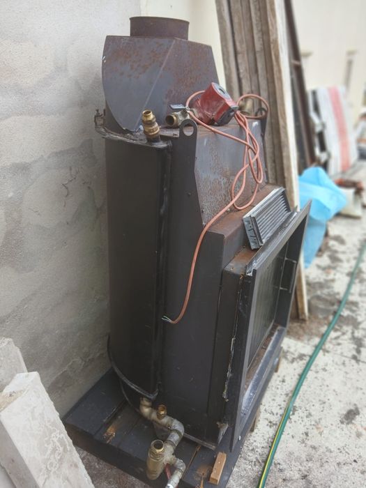 Caldeira a lenha para aquecimento central