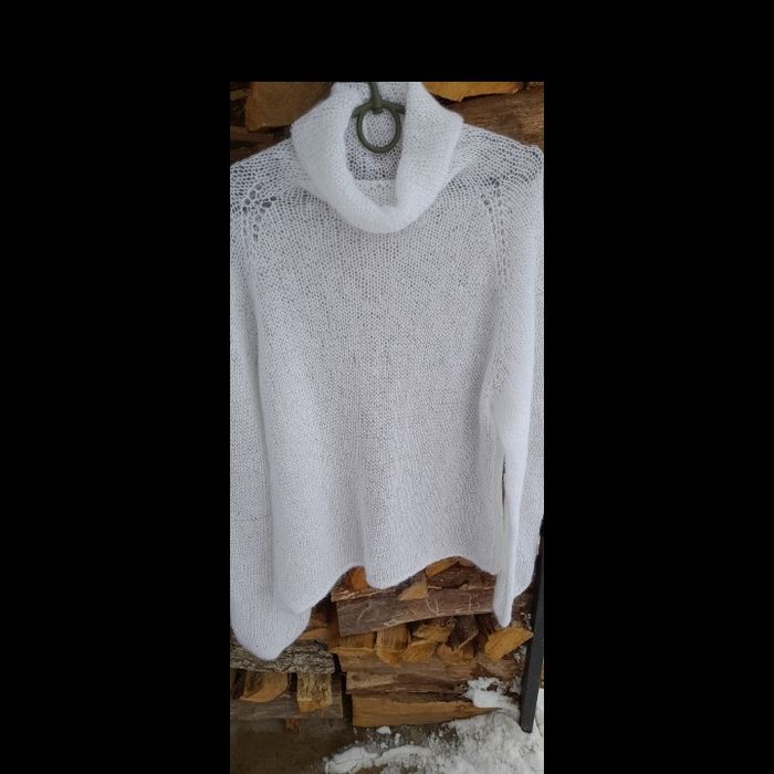 Кофта павутинка з коміром