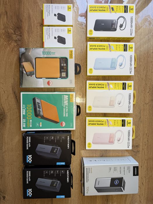 VENTION Power Bank 20000mAh 100W PD | Швидка зарядка | Новий | Оригінал