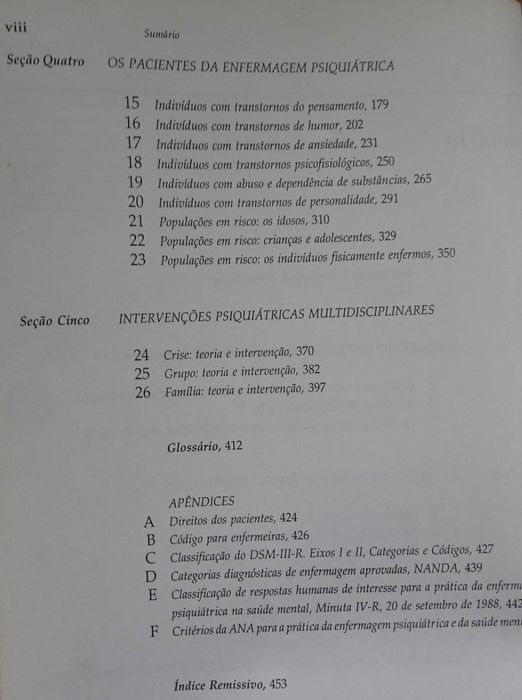 Fundamentos de Enfermagem Psiquiátrica