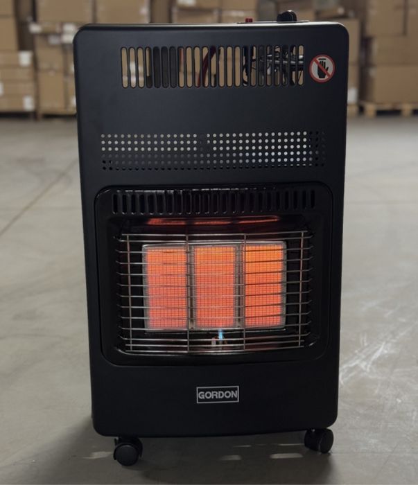 Мощный автономный газовый обогреватель 4200W с редуктором и шлангом