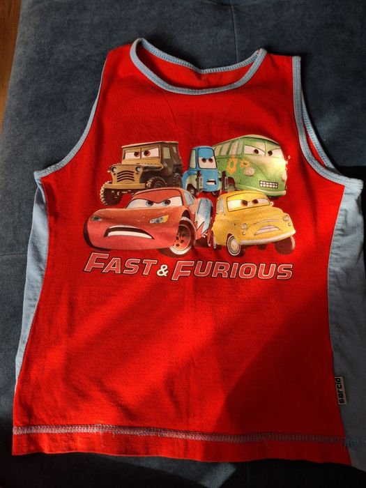 Koszulka bez rękawów Auta