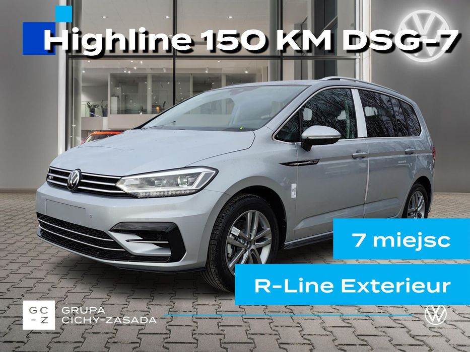 Volkswagen Touran Highline 1.5 TSI 150 KM DSG-7 | R-Line Exterieur | 7 miejsc | OD RĘKI