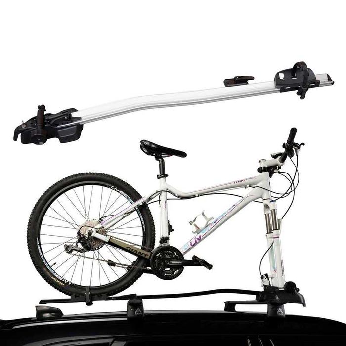 Bagażnik uchwyt rowerowy na dach Aguri Marathon GT Basic Silver