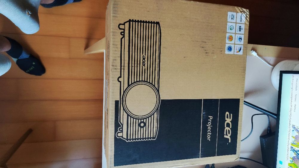 Projetor Acer X1328Wi DLP 4500 ANSI Lumens Wi-Fi — NOVO E SELADO