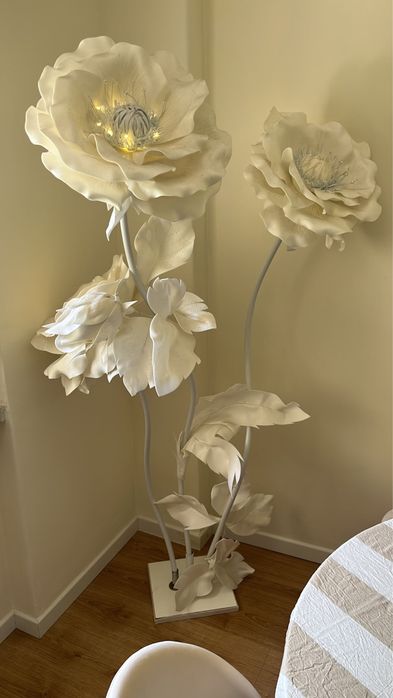Luminária de flores