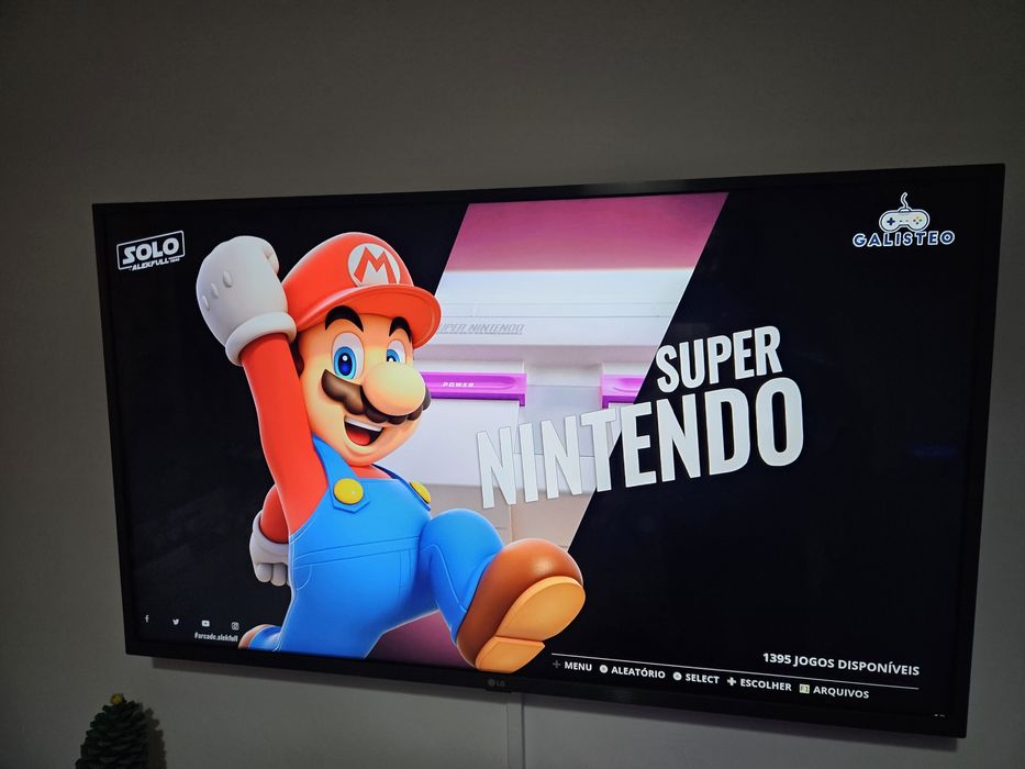 Android box com sistema de jogos retro