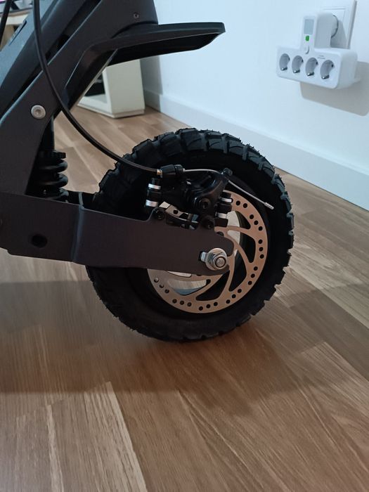 Trotinete Elétrica AUSOM L1 (800 W - Autonomia: 70 Km - Cinzento e Amarelo)