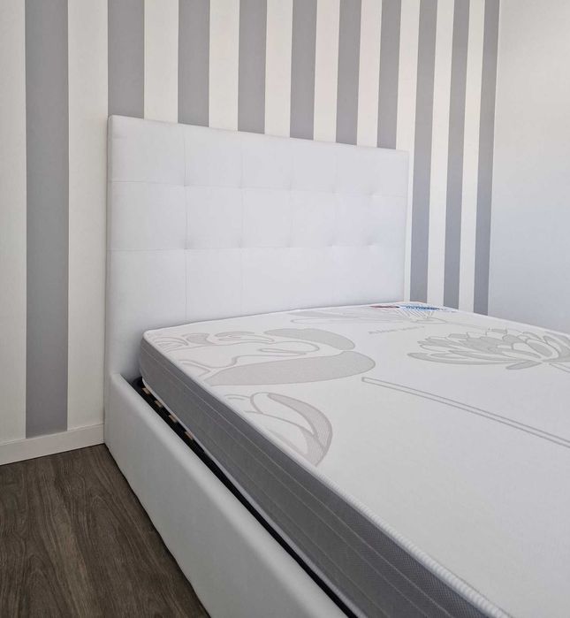 Camas de Casal Estofadas de Luxo 199€ Disp. em Várias Cores! 190x140m!