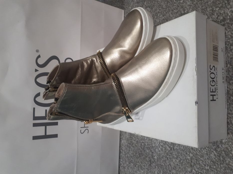 NOWE  Buty skórzane HEGO'S 37rozm