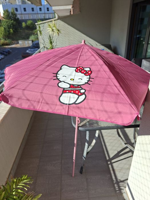 Chapéu de sol Hello Kitty