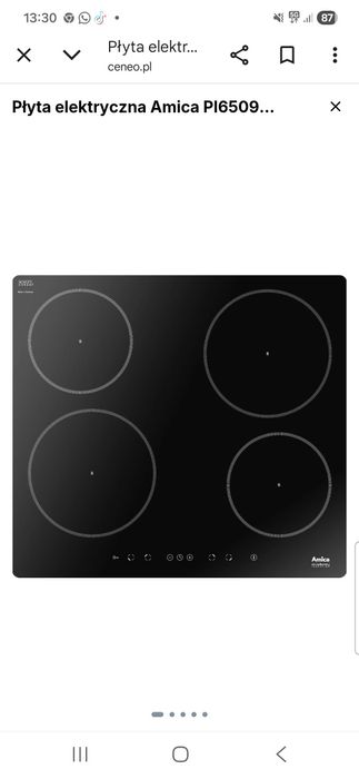 Plyta indukcyjna Amica PI6509PLU