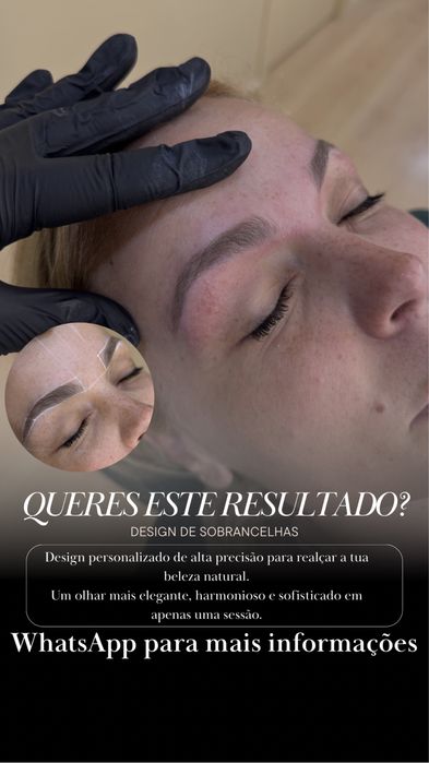 Servico design de sobrancelhas