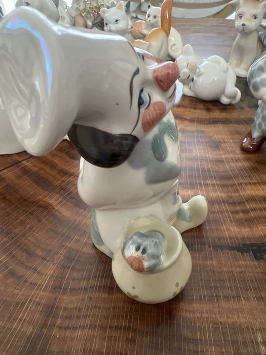 Figurka porcelanowa sygnowana PRL kucharz