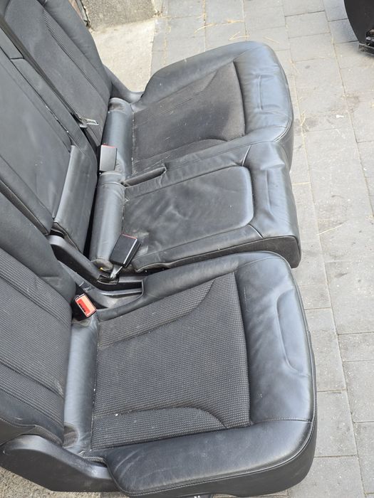 Fotele kanapy boczki Audi Q5 8R S line pół skóra Europa