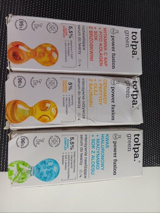 Sprzedam kosmetyki Powery Fusion firmy Tołpa