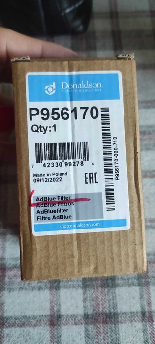 Filtr adblue Donaldson 956170