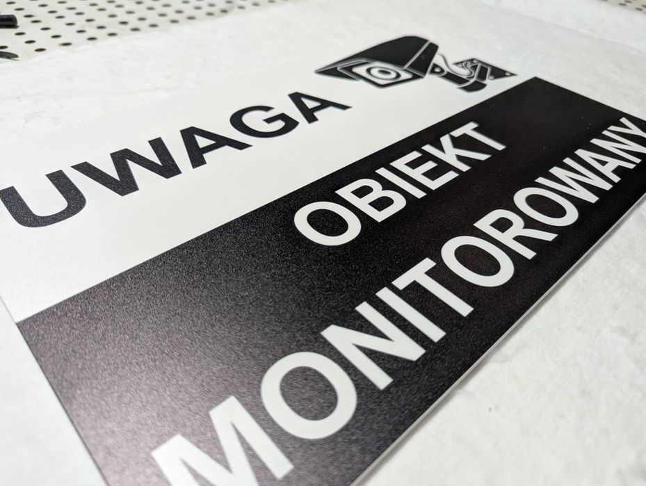 Tabliczka Obiekt monitorowany