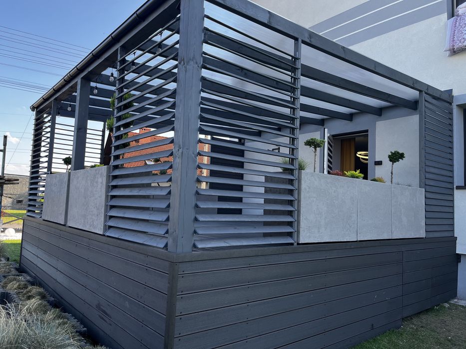 Montaż tarasów, zadaszeń od podstaw