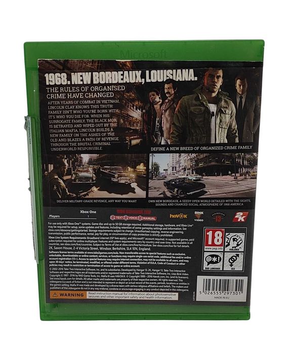 GRA NA Xbox One Mafia III