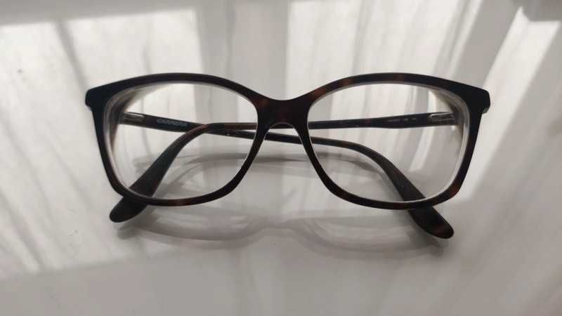 Okulary oprawki retro vintage czarno brązowe