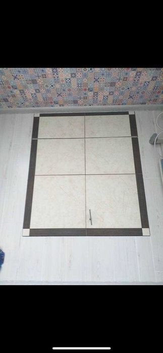 Підлоговий Люк під Плитку / Ламінат. Люк в Підвал. Ляда на Підлогу.