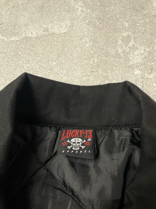 Куртка Lucky 13 чорний байкерка, мото.