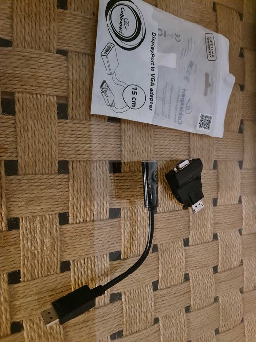 Adaptador DisplayPort Macho para VGA Fêmea - CableExpert + Qilive