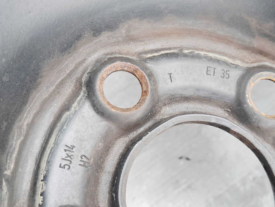 felga stalowa seat ibiza iv 4 6j0 vw polo v 5 6r0 skoda fabia ii 2 5j0 5j 14 cali et 35 6q0601027r