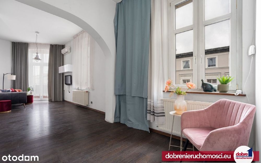 3-pokojowe mieszkanie w kamienicy 52 m² Centrum