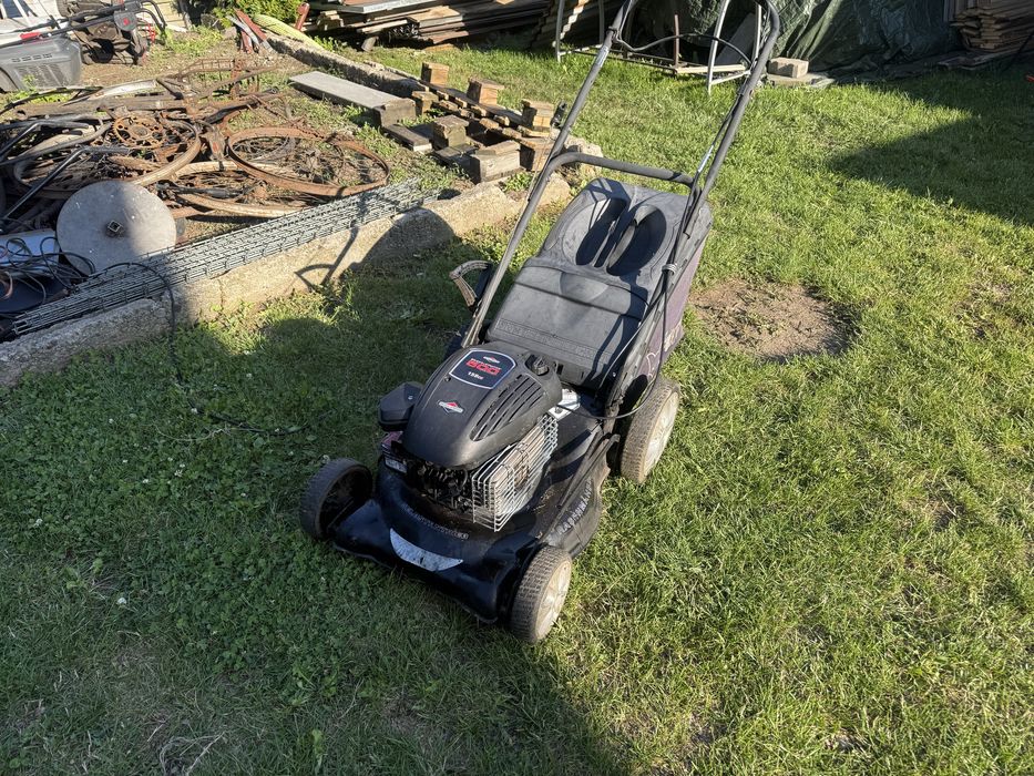 Kosiarka spalinowa Briggs & Stratton 500E – po zimie kopci