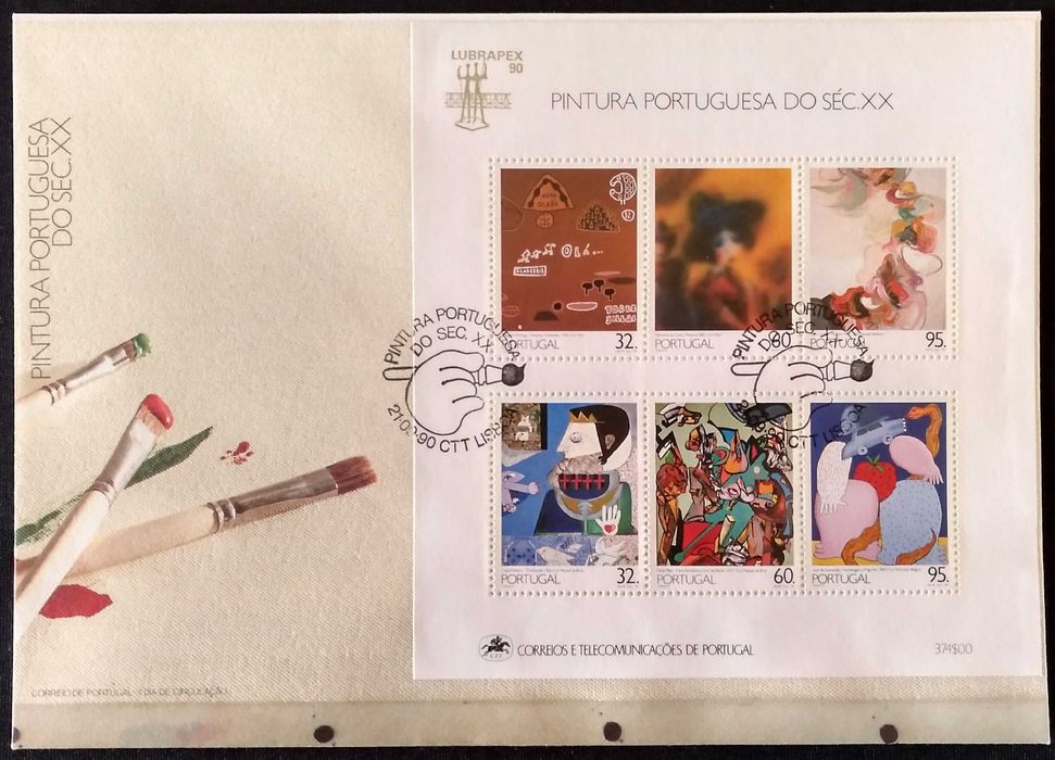 FDC / FDCB - envelopes do 1. dia de Portugal