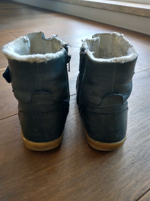 Buty zimowe dziecięce wodoodporne, wełna merynosa